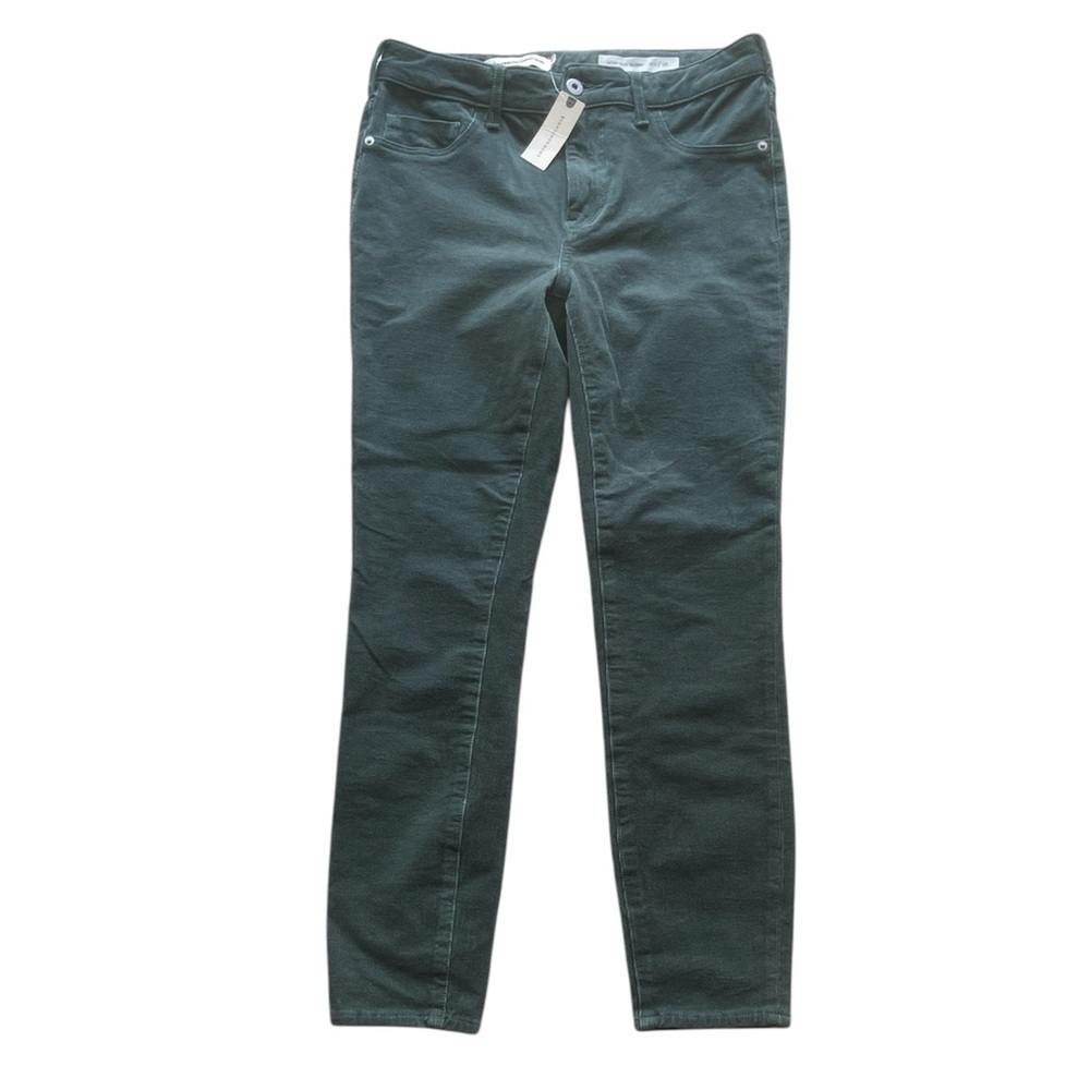 Pilcro Anthropologie NWT Women’s Green Corduroy Pants Size 28 Ankle NEW